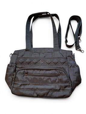 Lug Windjammer 2 crossbody tote bag black 16X 12.5